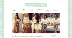 Desktop Screenshot of georginapoh.com